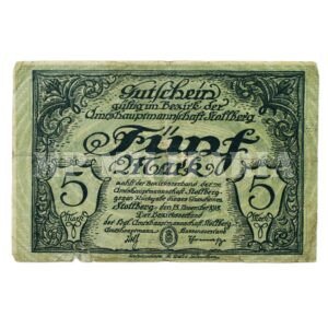 CÉDULA DE 5.000 DE MARCOS – 1922