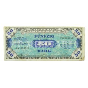 CÉDULA DOS ALIADOS DE OCUPAÇÃO DA ALEMANHA ∙ 50 MARCOS – II GUERRA