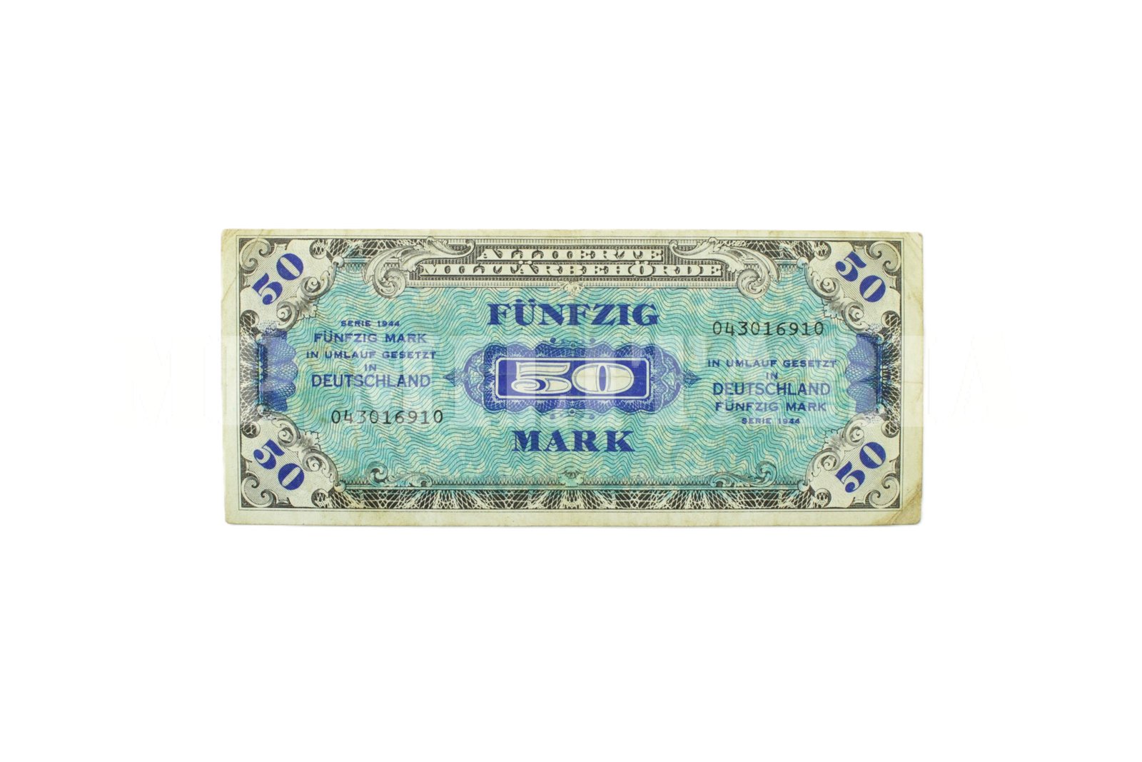 CÉDULA DOS ALIADOS DE OCUPAÇÃO DA ALEMANHA ∙ 50 MARCOS – II GUERRA