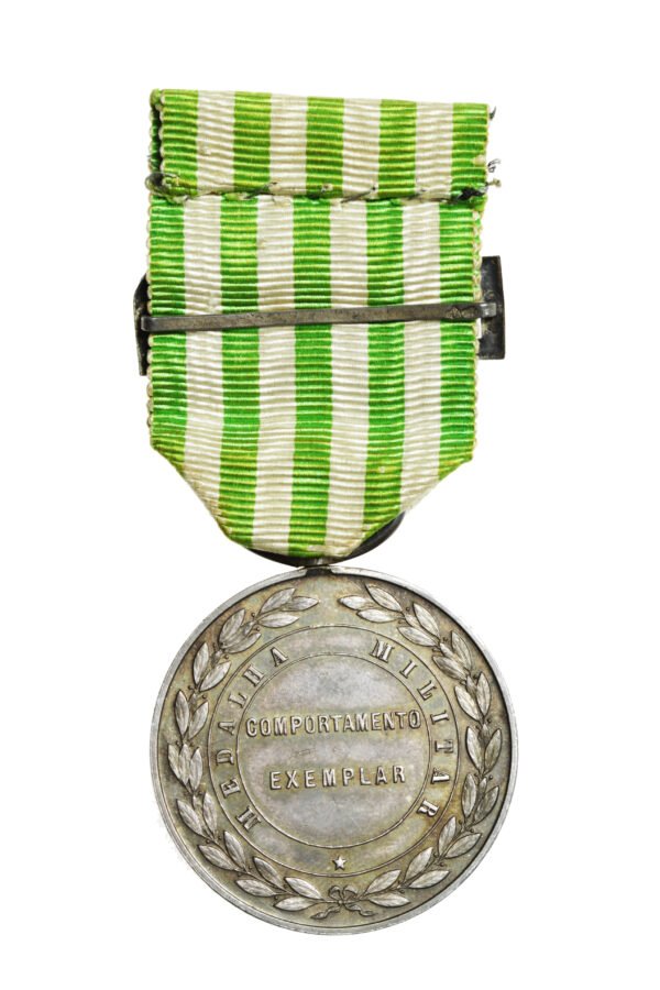 MEDALHA MILITAR DE COMPORTAMENTO EXEMPLAR • PRATA - PORTUGAL – 1910 - Imagem 5