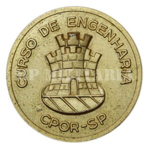ANTIGA MEDALHA DO CURSO DE ENGENHARIA DO CPOR SÃO PAULO