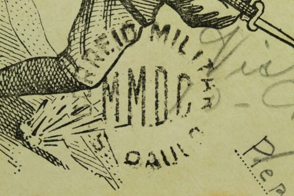 CARTÃO POSTAL DO CORREIO MILITAR MMDC ∙ CIRCULADO E CARIMBO MMDC - REVOLUÇÃO DE 1932 - Image 5