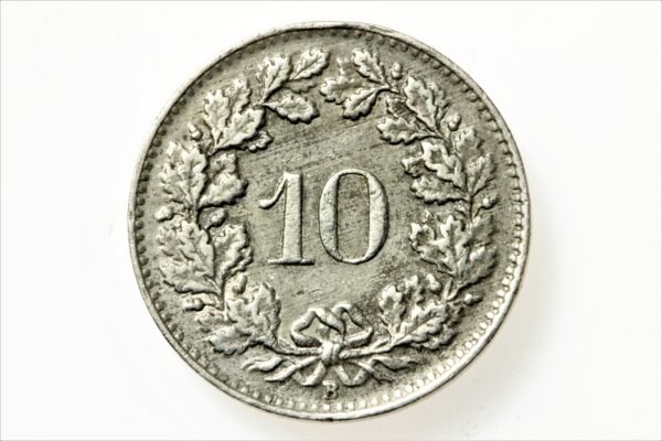 MOEDA DE 10 RAPPEN DE 1961 – SUÍÇA - Imagem 2