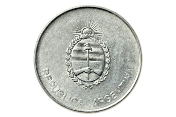 MOEDA DE 1000 AUSTRALES DE 1991 – ARGENTINA - Imagem 2