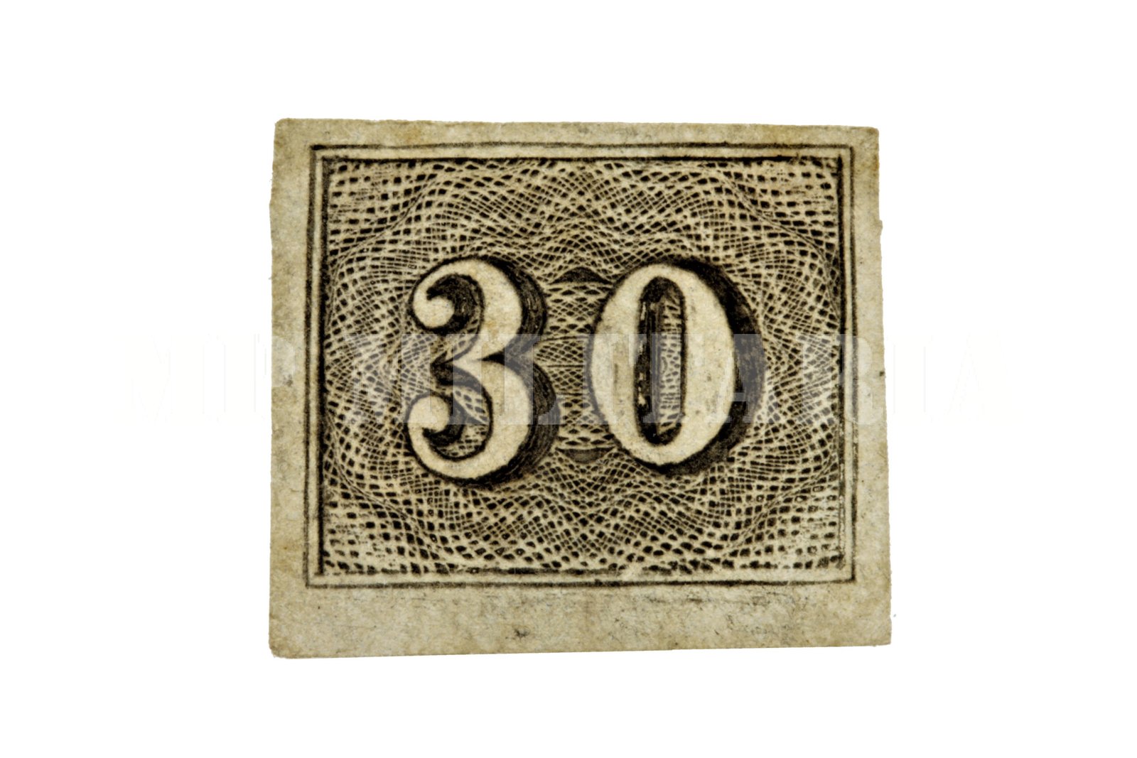 SELO OLHO DE CABRA DE 30 RÉIS – IMPÉRIO