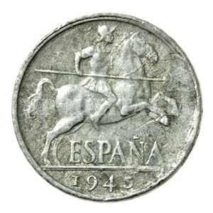 MOEDA DE 10 CÊNTIMOS DE 1945 – ESPANHA