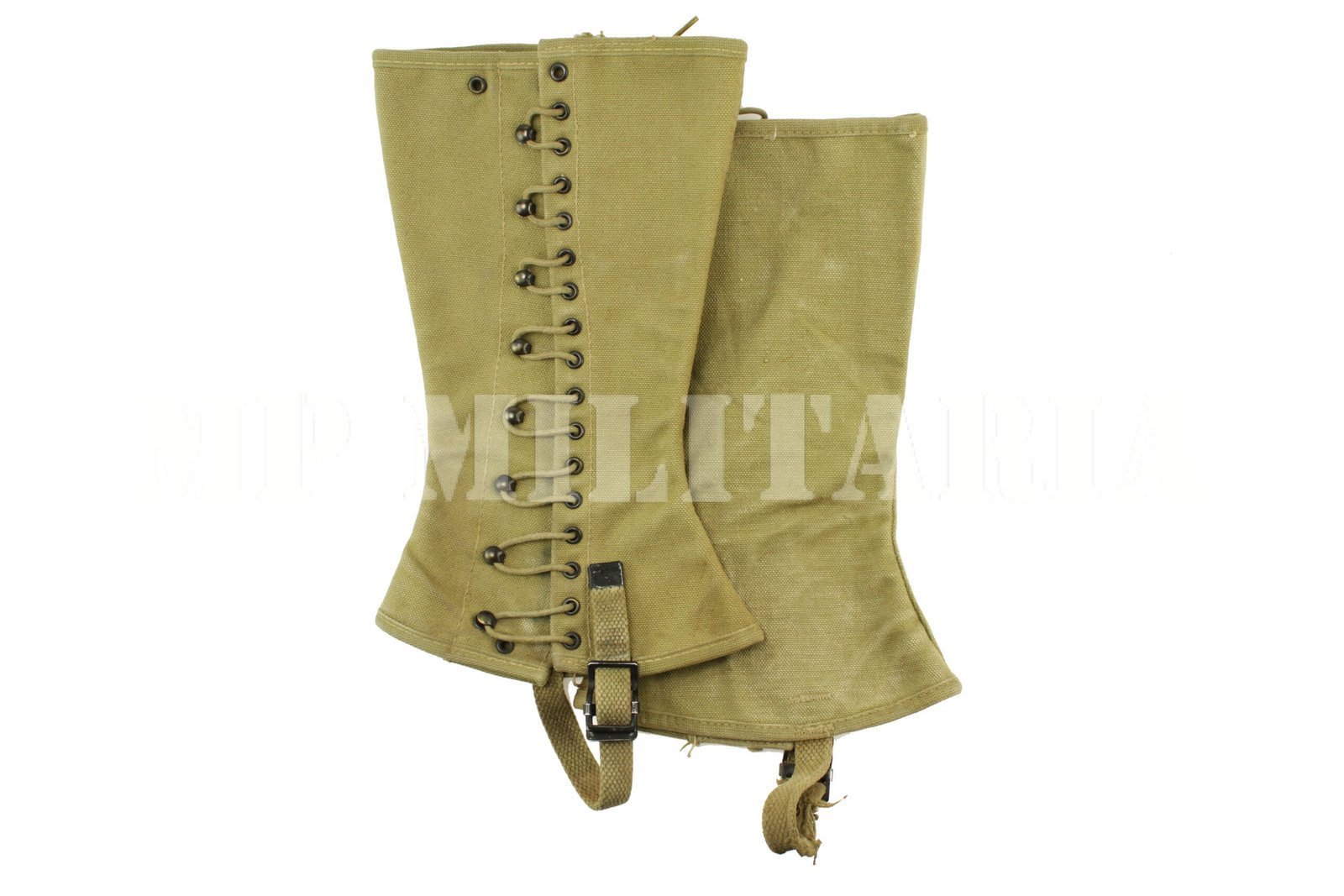 PAR DE POLAINAS / PERNEIRAS LEGGINGS, CANVAS M-1938 - II GUERRA