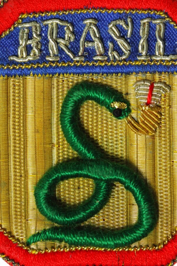 RARO PATCH / DISTINTIVO DA COBRA FUMANDO FEB - FORÇA EXPEDICIONÁRIA BRASILEIRA - Imagem 2