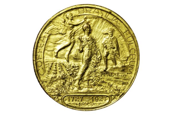MEDALHA DO 2º CENTENÁRIO DO CAFEEIRO NO BRASIL – 1927