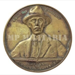 MEDALHA 1º MONUMENTO A SANTOS DUMONT NO BRASIL ∙ CURITIBA – 1935