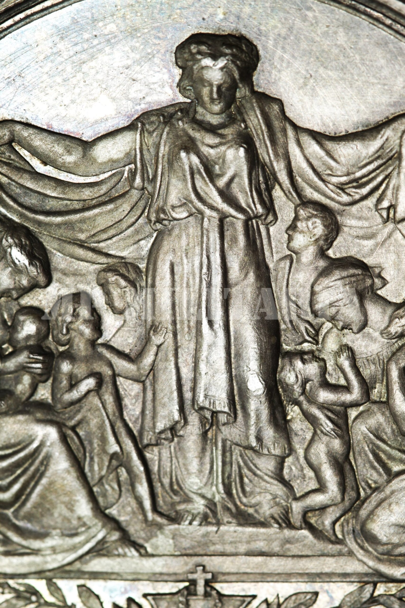 MEDALHA DO IMPÉRIO DE 1889 DA SANTA CASA DE MISERICÓRDIA – EM PRATA E NA CAIXA - Imagem 6