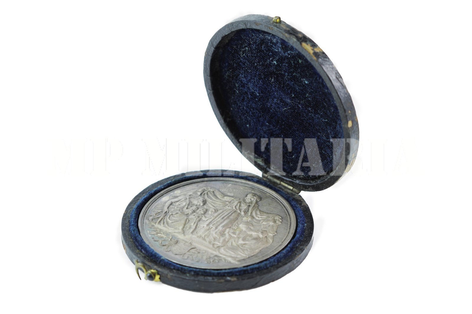 MEDALHA DO IMPÉRIO DE 1889 DA SANTA CASA DE MISERICÓRDIA – EM PRATA E NA CAIXA - Imagem 8