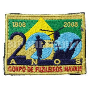 -PATCH / BOLACHA DOS 200 ANOS DO CORPO DE FUZILEIROS NAVAIS  - 1808 2008