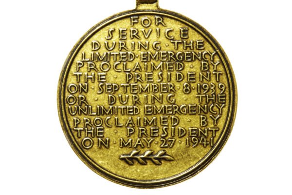 MEDALHA AMERICAN DEFENSE 1939 – 1941 ∙ II GUERRA - Imagem 4