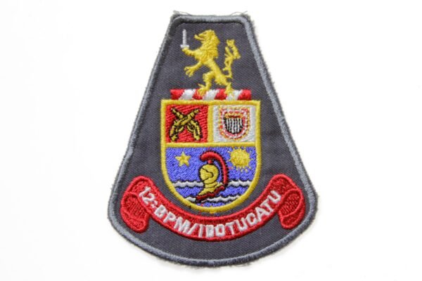 PATCH DO 12º BPM / I BOTUCATU DA POLÍCIA MILITAR DE SÃO PAULO
