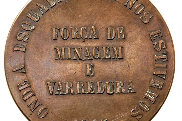 MEDALHA DA ForMinVar - FORÇA DE MINAGEM E VARREDURA ∙ MARINHA DO BRASIL -1965 - Imagem 2