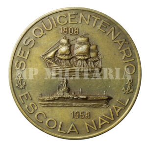 MEDALHA DOS 150 ANOS DA ESCOLA NAVAL – 1808 – 1958