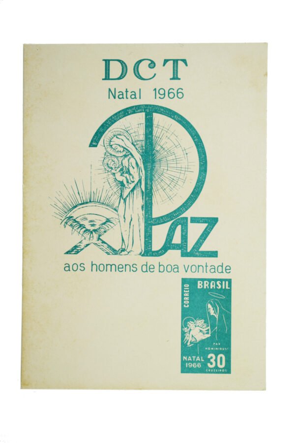 LOTE FOLHAS FILATÉLICAS C/ SELOS E CHANCELAS DO NATAL DE 1965/66 E CONCILIO VATICANO 1966 - Image 3