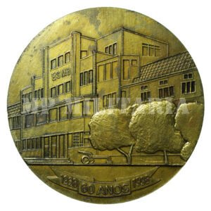 MEDALHA DOS 60 ANOS DA ESCOLA DE MATERIAL BÉLICO DO EXÉRCITO BRASILEIRO – 1998
