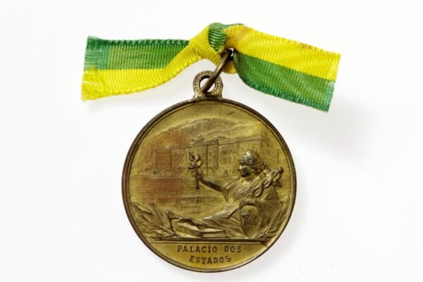 MEDALHA DA EXPOSIÇÃO NACIONAL DE 1908 – PALÁCIO DOS ESTADOS
