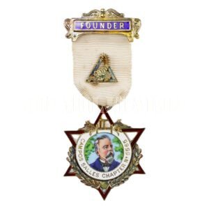 BELISSIMA MEDALHA CAMPOS SALLES CHAPTER Nº 5565 - MAÇONARI
