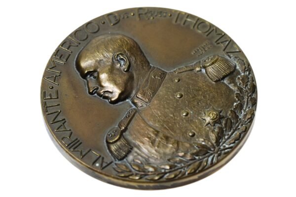 MEDALHA DA VISITA DO PRESIDENTE DE PORTUGAL AMÉRICO THOMAZ AO BRASIL – 1972 - Imagem 4