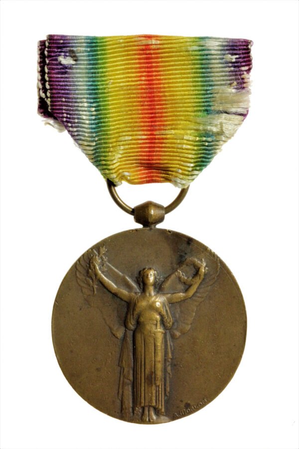 MEDALHA DA VITÓRIA FRANCESA - MÉDAILLE INTER-ALLIÉE DE LA VICTOIRE - I GUERRA - Imagem 2