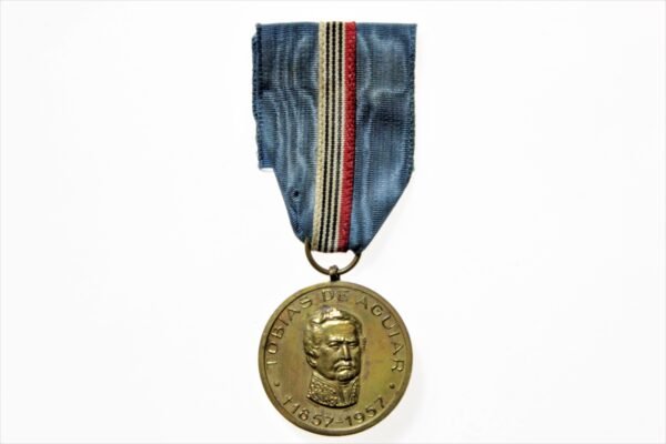 MEDALHA DO CENTENÁRIO DE TOBIAS DE AGUIAR FORÇA PÚBLICA DE SÃO PAULO – 1957