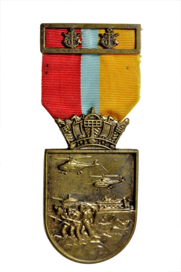 MEDALHA MÉRITO ANFÍBIO ∙ CORPO DE FUZILEIROS NAVAIS - 2 ÂNCORAS - Imagem 2