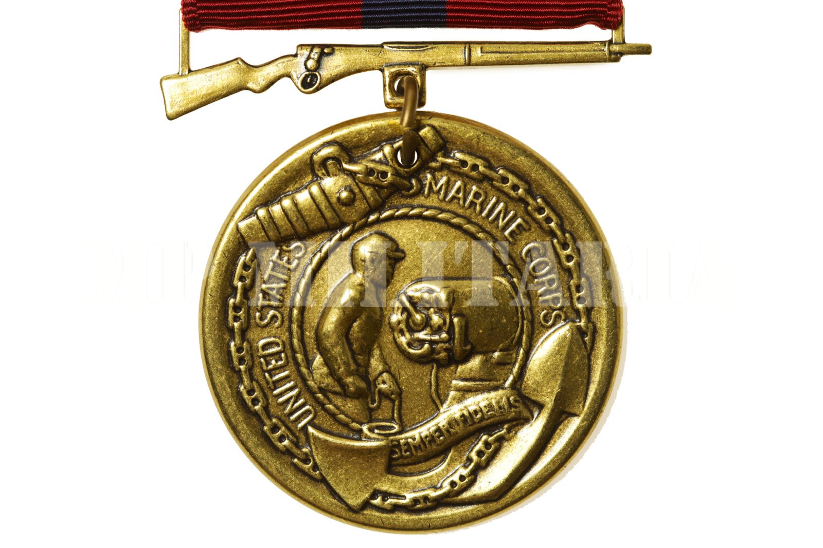 MEDALHA DE BOA CONDUTA DOS MARINES – II GUERRA - Imagem 4