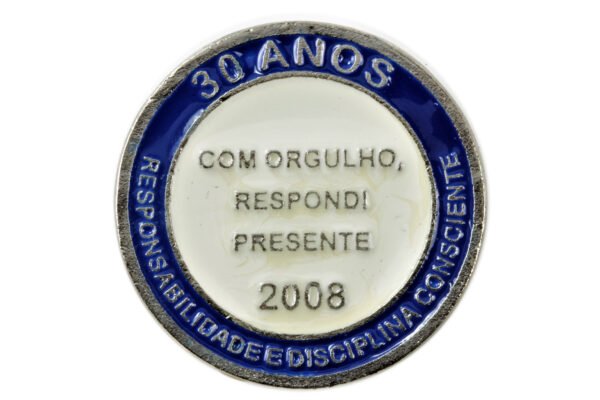 MEDALHA CHALLENGE COIN DO COLÉGIO MILITAR DE BRASILIA - 2008 - Imagem 2