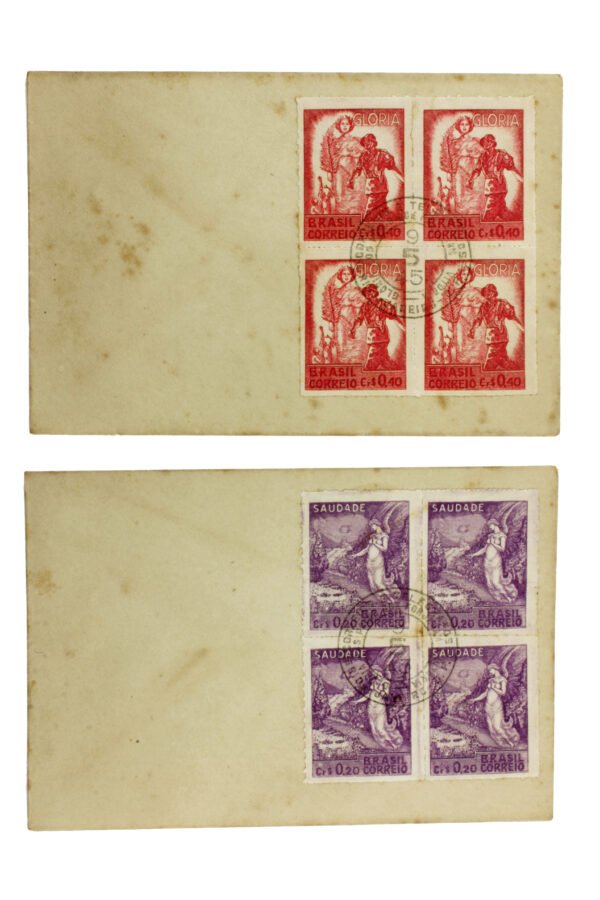 LOTE DE ENVELOPES DE COLECIONADOR COM SELOS DA SÉRIE DA VITÓRIA ∙ FEB – II GUERRA - Image 7