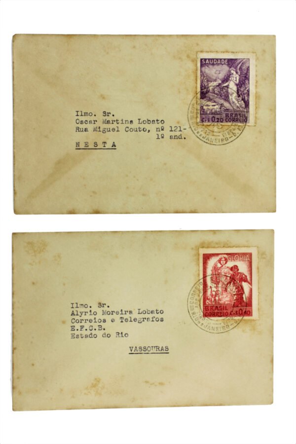 LOTE DE ENVELOPES DE COLECIONADOR COM SELOS DA SÉRIE DA VITÓRIA ∙ FEB – II GUERRA - Image 8