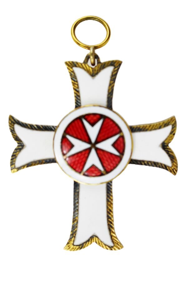 MEDALHA CRUZ DE MÉRITO, DA ORDEM SOBERANA MILITAR HOSPITALEIRA DE SÃO JOÃO DE JERUSALÉM, DE RODES E DE MALTA - Imagem 2