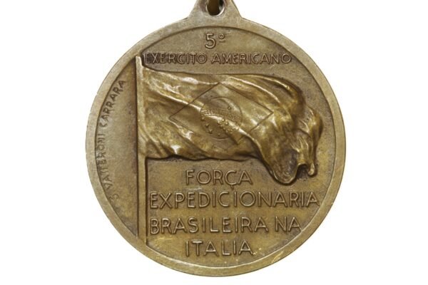 MEDALHA DA FEB FEITA NA ITÁLIA PELA LIBERDADE DO MUNDO - II GUERRA - Imagem 3