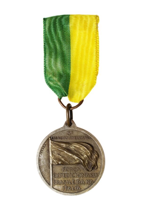 MEDALHA DA FEB FEITA NA ITÁLIA PELA LIBERDADE DO MUNDO - II GUERRA - Imagem 2