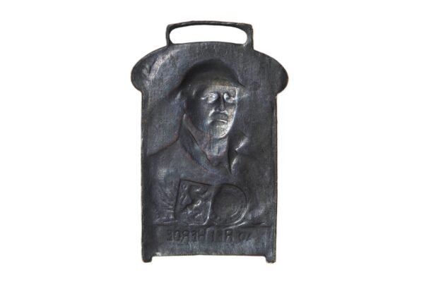 RARA MEDALHA COMEMORATIVA DA VISITA DO REI ALBERT DA BÉLGICA AO BRASIL – 1920 - Imagem 3