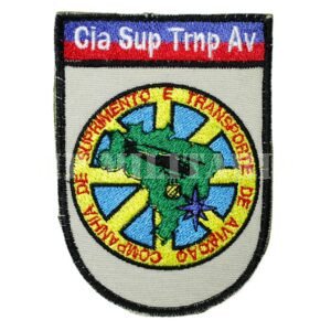 PATCH / DISTINTIVO Cia Sup Tmp Av- AVIAÇÃO DO EXÉRCITO BRASILEIRO