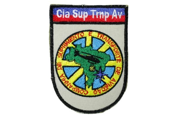 PATCH / DISTINTIVO Cia Sup Tmp Av- AVIAÇÃO DO EXÉRCITO BRASILEIRO