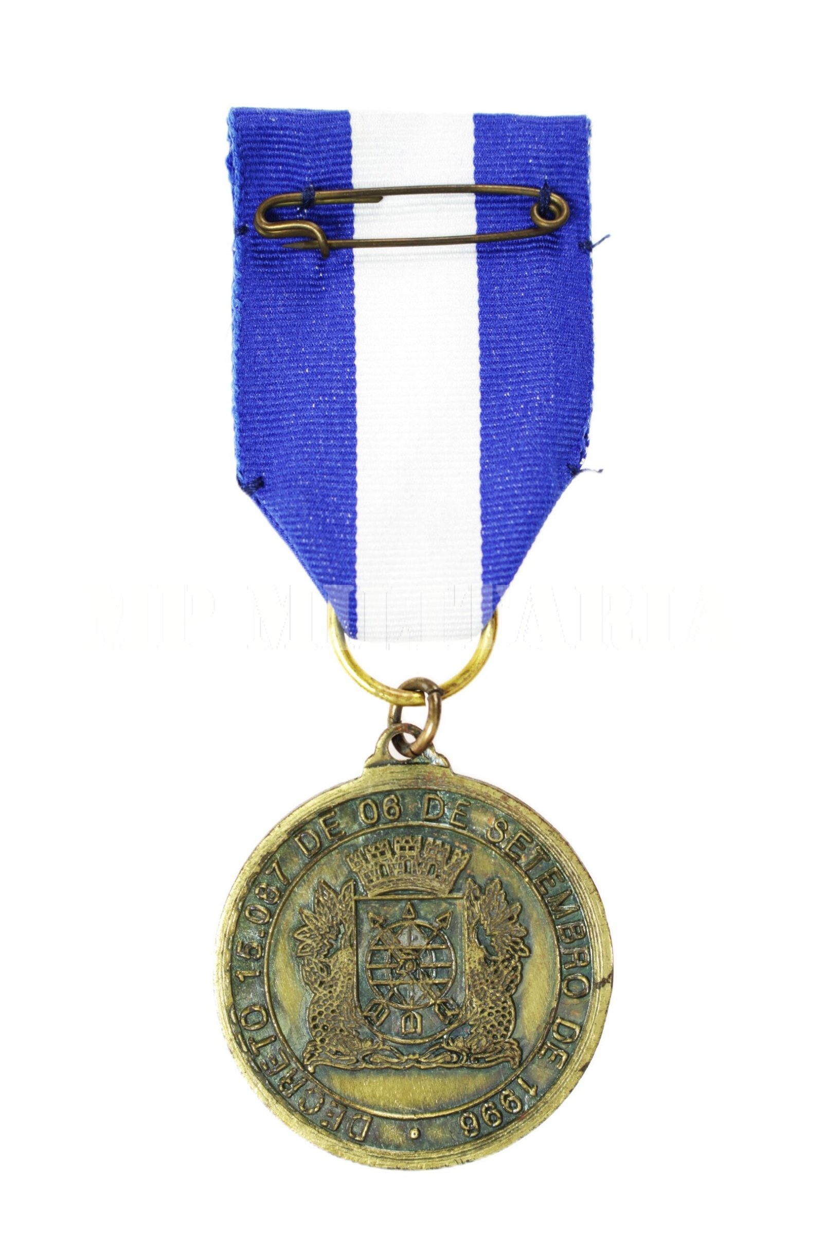 MEDALHA MARECHAL ZENÓBIO DA COSTA DA GUARDA MUNICIPAL DO RIO DE JANEIRO - Imagem 6
