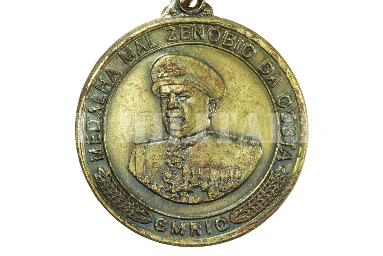 MEDALHA MARECHAL ZENÓBIO DA COSTA DA GUARDA MUNICIPAL DO RIO DE JANEIRO - Imagem 3