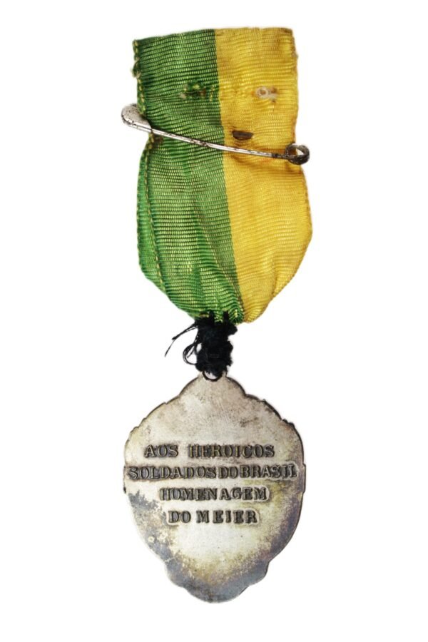 RARA MEDALHA DE HOMENAGEM DO BAIRRO DO MEIER AOS EXPEDICIONÁRIOS DA FEB – II GUERRA - Imagem 3