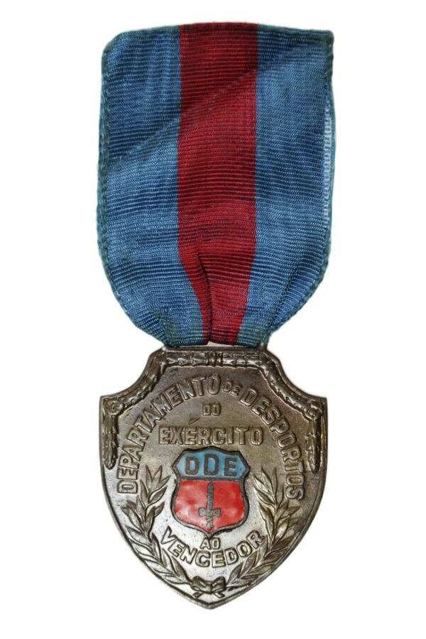 MEDALHA DO DEPARTAMENTO DE DESPORTOS DO EXÉRCITO • AO VENCEDOR • BASQUETEBOL – ANOS 1950 - Imagem 2