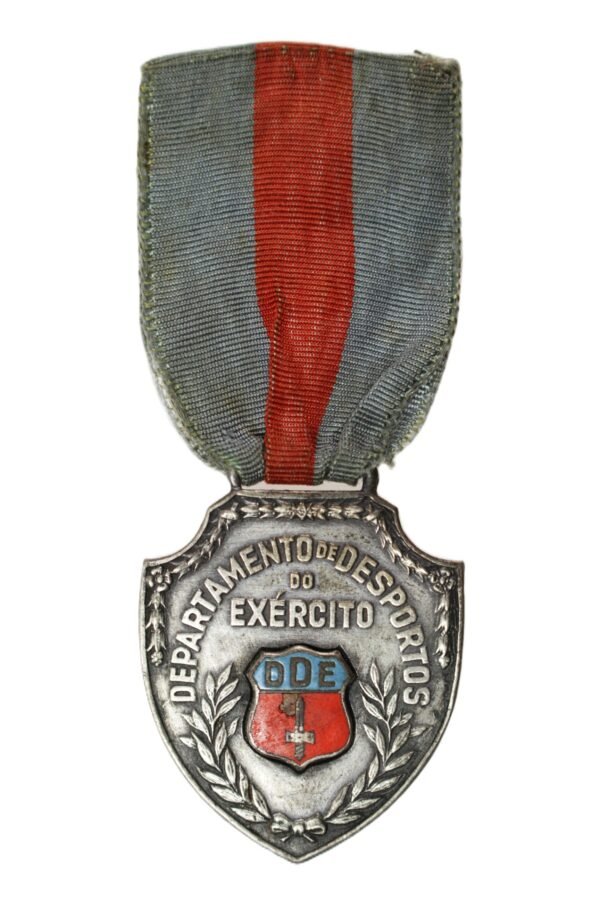 MEDALHA DO DEPARTAMENTO DE DESPORTOS DO EXÉRCITO • AO GOLEADOR • TAÇA RONEY – 1954 - Imagem 2