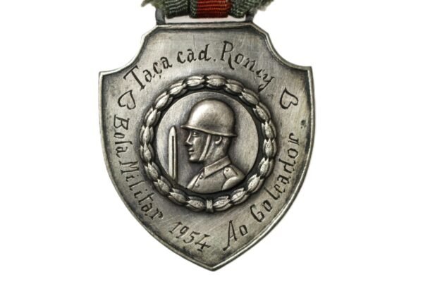 MEDALHA DO DEPARTAMENTO DE DESPORTOS DO EXÉRCITO • AO GOLEADOR • TAÇA RONEY – 1954 - Imagem 3