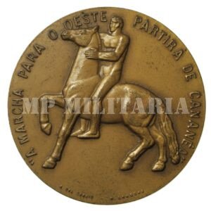 RARA MEDALHA DO IV CENTENÁRIO DE IGUAPE “A MARCHA PARA O OESTE PARTIRÁ DE CANANÉIA” – 1938