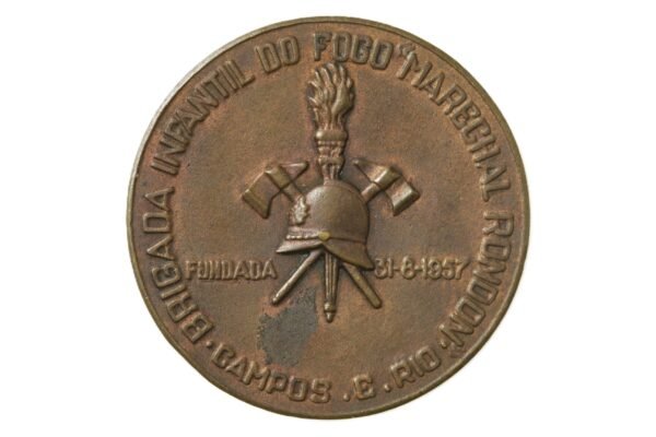 MEDALHA BRIGADA INFANTIL DO FOGO MARECHAL RONDON - Imagem 2