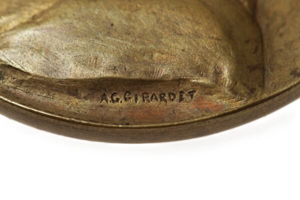 MEDALHA DE 50 ANOS DA FUNDAÇÃO DOS TELEGRAFOS DO BRASIL • BARÃO DE CAPANEMA • GIRARDET - Imagem 3