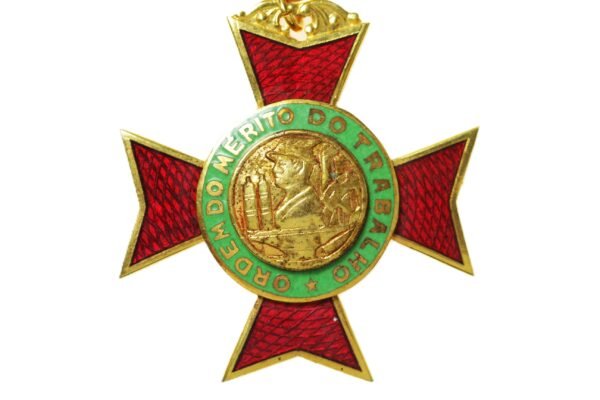 MEDALHA DA ORDEM DO MÉRITO DO TRABALHO • GRAU OFICIAL – ANOS 1950 - Imagem 4