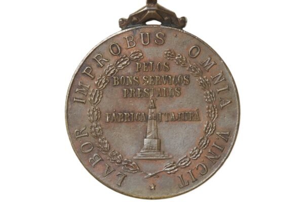 MEDALHA PELOS BONS SERVIÇOS PRESTADOS A FÁBRICA ITAJUBÁ FI – MINISTÉRIO DA GUERRA - Imagem 4